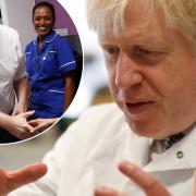 Prime Minister Boris Johnson visits the National Institute for Health Research at the Cambridge Clinical Research Facility in Addenbrooke's Hospital, Cambridge. Picture: Alastair Grant/PA Wire/PA Images