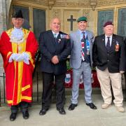 The 40th anniversary of the Falklands conflict was commemorated by the City of Ely in a wreath laying ceremony.