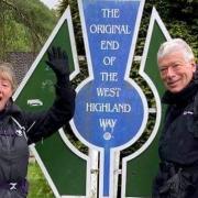 Sarah Mappledoram and husband Paul completed the West Highland Way challenge in Scotland, where they walked 96 miles for charity and raised over £2,000.