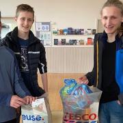 Students volunteered for five months at Ely Foodbank as part of their Duke of Edinburgh awards.
