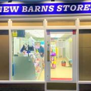 Anuj Makwana and his mum Harsha Makwana opened the doors to New Barns Stores on Thursday, February 10.