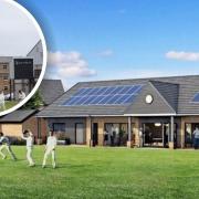 City of Ely CC hope to move into their new ground north of the city in 2024, ending nearly 170 years at the Paradise Centre (inset).