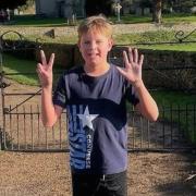 10-year-old Oliver Hemmingfield (pictured) is running at least 20 loops of the three churches walk in Newmarket throughout this month (January) for the Liam Fairhurst Foundation.