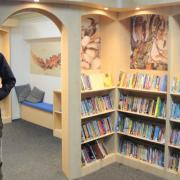 Author, Robert Macfarlane (pictured) opened Wilburton CE Primary School's new library on September 17 at the school's autumn fete.