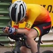 Tom Lewis impressed in his first national championship race for Ely & District Cycling Club.