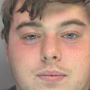 Tristan Lenk, 22, was driving a Saab Estate without insurance and whilst banned when he was pulled over in Eastwood Close, Sutton, on November 30 last year.