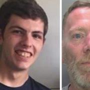 Paul Wood, 23, (left) was killed when he was knocked off his motorcycle and left to die. The man who drove off, Heath Cooksey (right), has been jailed.