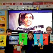 The Weatheralls Primary School in Soham received a virtual visit from author Tom Percival while pupils learned about diversity.
