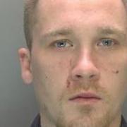 Lewis Habergham has been jailed for more than three years following a vicious attack on his ex-girlfriend.