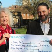 In November 2020, Ely-based mental health charity Talking FreELY received a £1,896 boost thanks to the fundraising efforts of King’s Ely’s head receptionist and her ‘memory baubles’ initiative. Rosie Holliday is pictured handing over the cheque