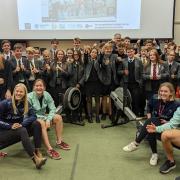 Cambridge and Oxford boat race athletes visited Ely College on September 21 to inspire student rowers.