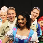 The cast of Viva Arts' Cinderella pantomime. Credit: Viva Arts