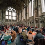 The 2022 Ely community Christmas lunch will be served at Ely's Lighthouse and Methodist Churches, and at Ely Cathedral. This photo is of the 2018 Christmas lunch.