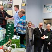 Cambridgeshire Freemasons have donated £16,000 to food banks across the county.