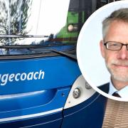 Stagecoach's new fare prices will come into affect on Sunday, January 8, 2023. Managing Director for Stagecoach East, Darren Roe (inset) said businesses such as Stagecoach have been facing increased costs which continue putting pressure on fares.