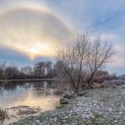 Sally Redgrave took this photo of a frosty afternoon down by the river in Ely
