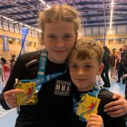 Lily Robinson and Alex Ellington both won gold at the Brazilian Jiu-Jitsu Junior National Championships in Wolverhampton.