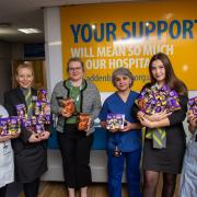 Staff at Addenbrooke's Hospital have received some Easter treats to thank them for their hard work.