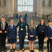 students from Witchford Village College (WVC) took part in a debating competition at the Palace of Westminster on April 27.
