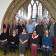 Bell ringers at St Mary’s Ely on Coronation morning