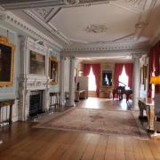 The Long Gallery at Wimpole Hall, where the play was once performed