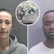 Mercede Silsbury and Michael Ndoro have been jailed for dealing drugs across Cambridgeshire.