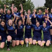 Haddenham Rovers Colts under-15s girls team celebrated trophy success this season when they beat Histon in the Cambridgeshire League Cup.