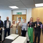Four teams of staff at Cambridgeshire development company This Land have walked their socks off and raised nearly £700 for its charity of the year, the Arthur Rank Hospice Charity.