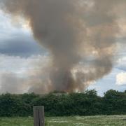 Many are saying the fire seems to be coming from Broad Lane in the village.