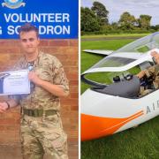 Ely's Royal Air Force Air Cadet Flight Sergeant Davis Russellcook went on a training course to fly the Royal Air Force's Viking Gliders at RAF Syerston.  