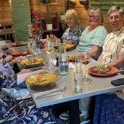 Members of the Rotary Club of Ely dining at Urban Fresh