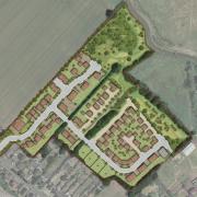 Illustrative plan for proposed 80 homes off Brook Street, Soham, Cambridgeshire. Image taken from planning documents.