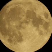 Doreen Harrison sent us her 'blue moon' photo which was taken over Ely.