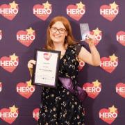 Caitlin Child won the Child of Achievement award at the 2023 Ely Hero Awards.