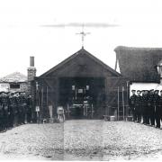 The village has its own fire brigade in 1889.