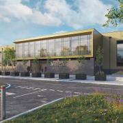 An artist's impression of the new police station at Milton.