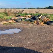 Typical fly-tip in East Cambs