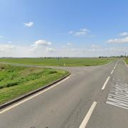 A motorcyclist died in a collision on the A1101 near Littleport.