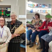 The Mayor of Ely, Chris Phillips, and Mayoress, Mary Rone, visited the Rich Tea Community, an Ely group for adults with additional needs which meets monthly at Countess Free Church.