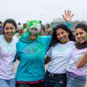 The colour run event took place in Waterbeach.