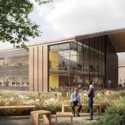 Outline plans to build six new office and laboratory buildings on the former waste water treatment facility off Cambridge Road in Hauxton, have been approved.