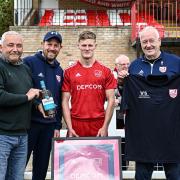 Vinnie Scarrow's 50 years at the club was recognised.