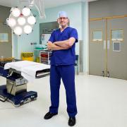 Surgeon Mr Malcolm Cameron carried out the complex surgery.