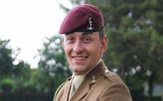Lance Corporal Oliver Marriott, 22, is part of a team of ceremonial flag raisers at the 2022 Commonwealth Games in Birmingham.