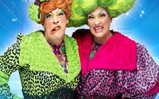 Terri Gauci and Terry Burns as the ugly step sisters