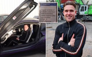 YouTuber Henry Arnold (pictured) has bought a BMW i8 supercar previously used in criminal activities in Cambridgeshire in June 2019.