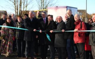 Steve Barclay MP attended the official opening of the Manea Railway Station car park.