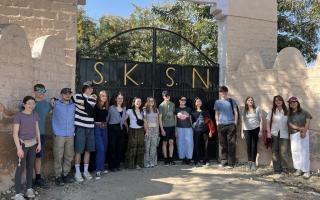 Impington Sixth Form students visited SKSN in India.